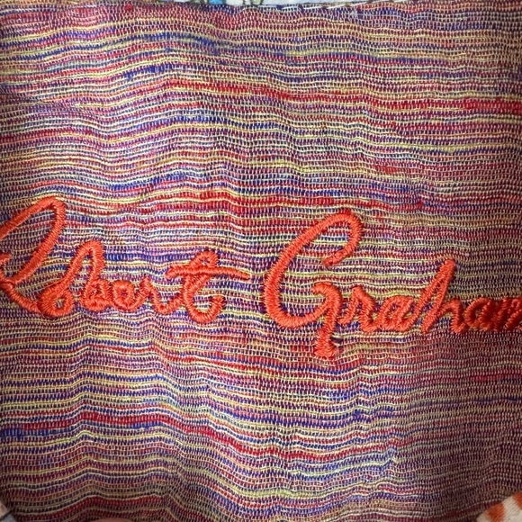 Robert Graham 3XL Emilio Boomerang Classic Fit Short Sleeve Button Down Shirt 3X - Picture 6 of 11